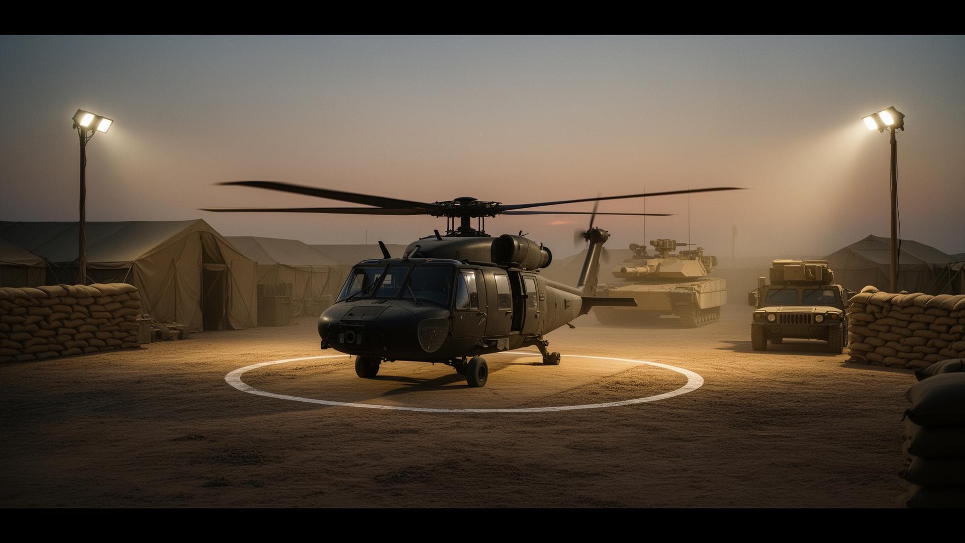 MILITARY FORWARD BASE — Combat Outpost · Helmand